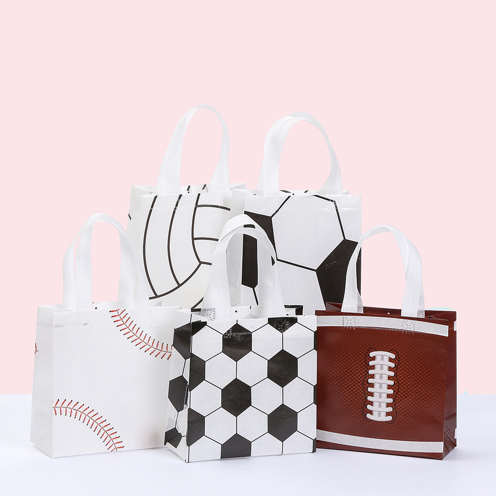 Ball Themed Gift Packaging Bags Football Volleyball Rugby Baseball Portable Gift Gift Bags Packaging Bags Wholesale