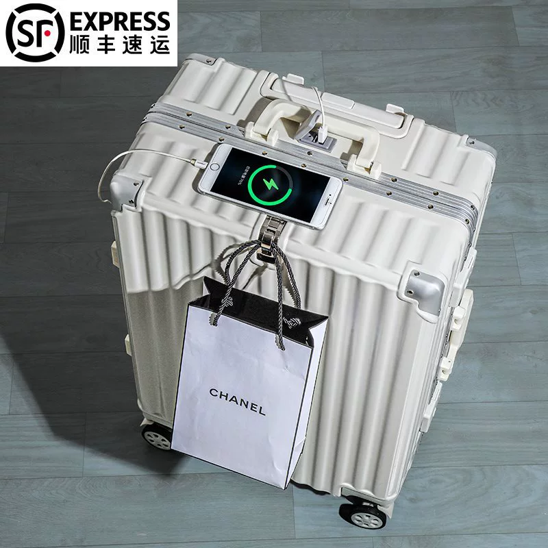 Многофункциональный чемодан бесшумный универсальный колесо прочный и прочный новый штанг для путешествий кожаный чемодан 20-дюймовый женский мужчина