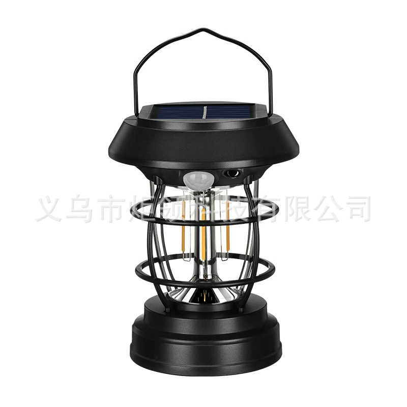 Atmospheric table lamp solar-powered for gazebo, lights for camping