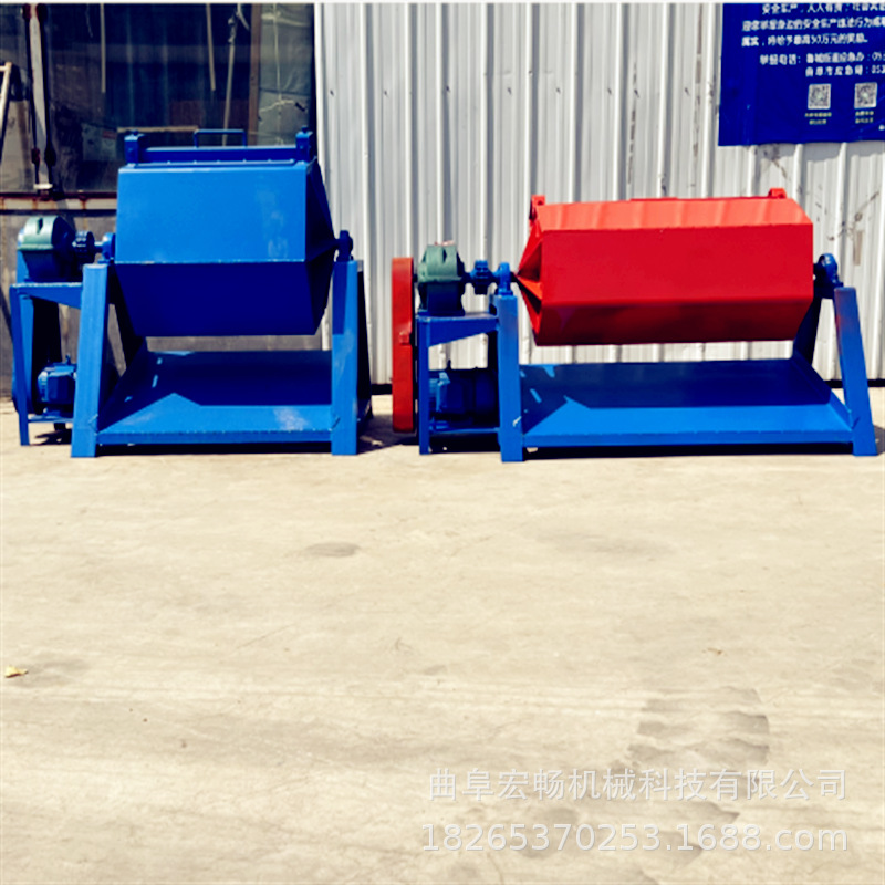 现货600升镀锌件六角滚筒抛光机 零件翻新光饰机 金属除锈研磨机