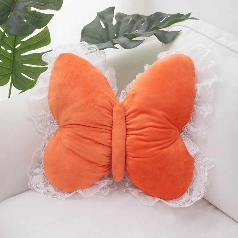 Cojín para Sofá con Lazo de Estilo Crema de Peluche y Algodón PP para Oficina y Auto