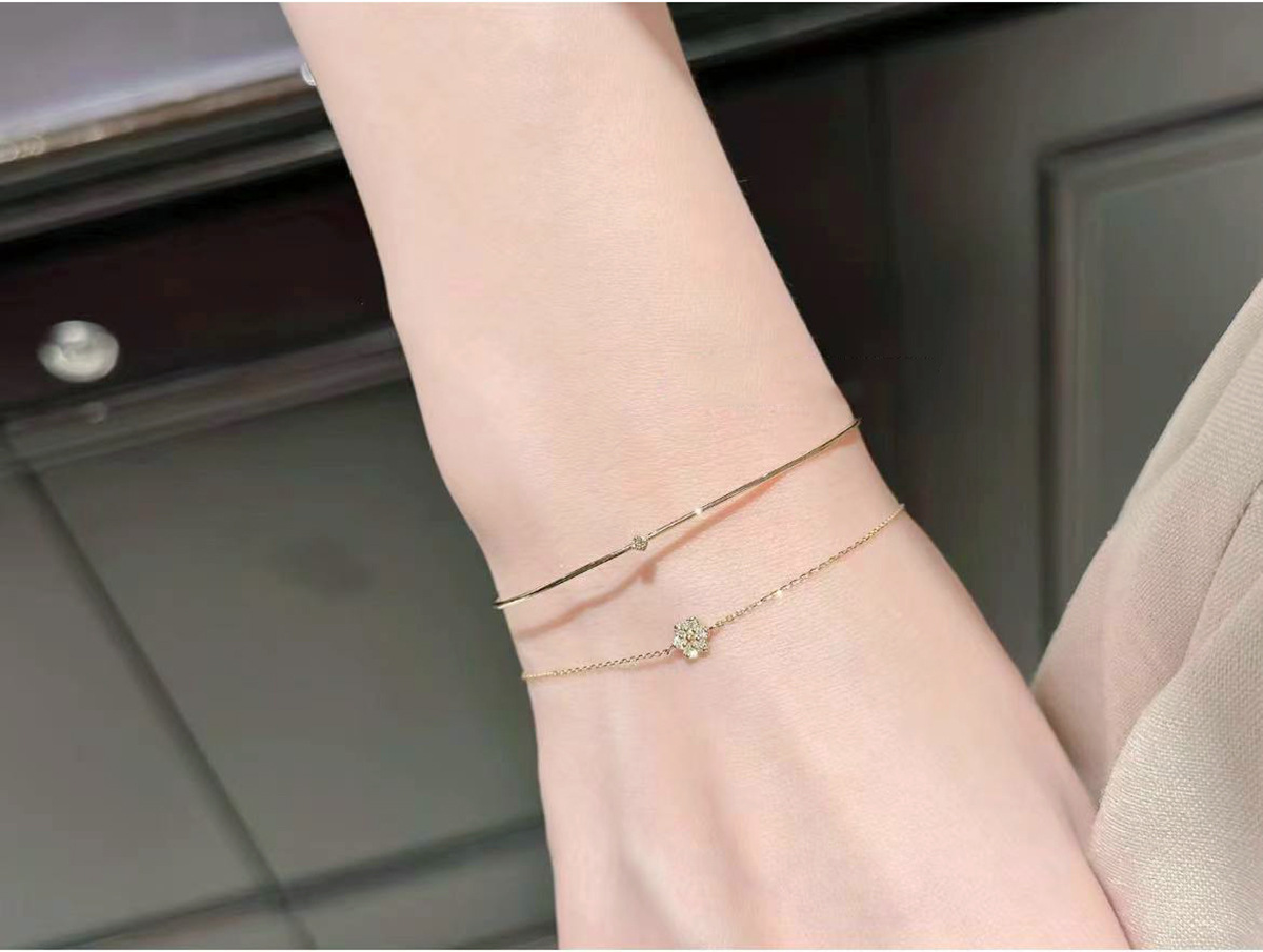 Daily, Date Occasion 925 Sterling Silver Material 925 Sterling Silver Bracelets Sweet