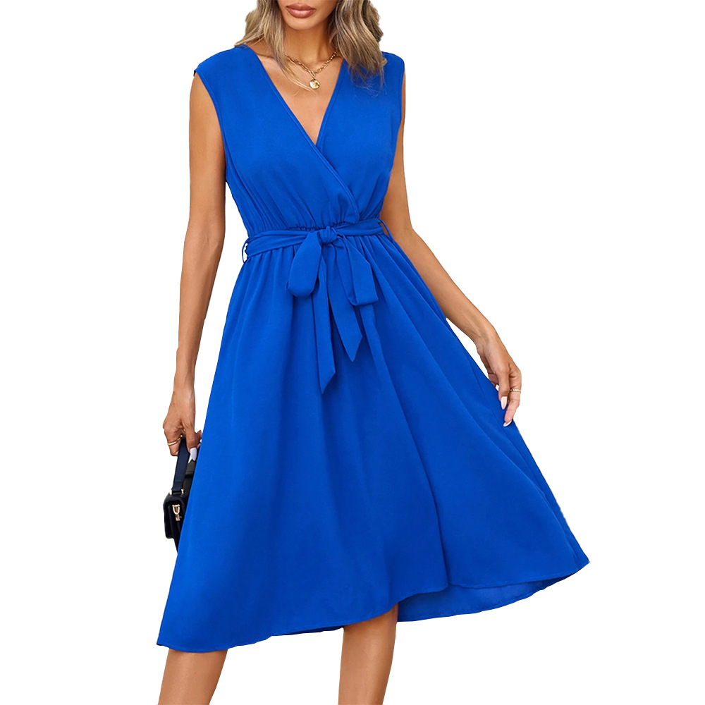 Women's Elegant V-Neck Dress