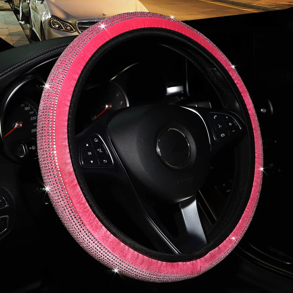 Новый автомобиль эластичная плюшевая вспышка горячего сверла без внутреннего круга рулевого колеса чехол для трансграничной электронной коммерции Amazon Trader Женская