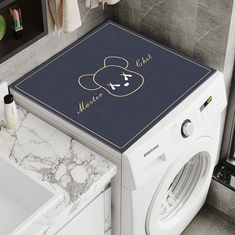 Cartoon Diatom Mud Water-Absorbent Non-Slip Cover Mat Dust-Proof Cloth Washing Machine Dust Cover Refrigerator Home Waterproof Washing Machine Cover Cartoon Diatom Mud Water-Absorbent Non-Slip Cover Mat Dust-Proof Cloth Washing Machine Dust Cover Refrigerator Home Waterproof Washing Machine Cover