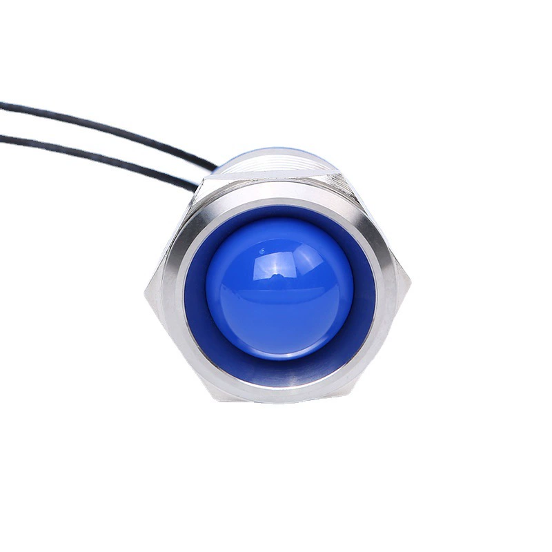 Brass spherical LED lights, indicator lamp, light strip, 22mm, 15cm