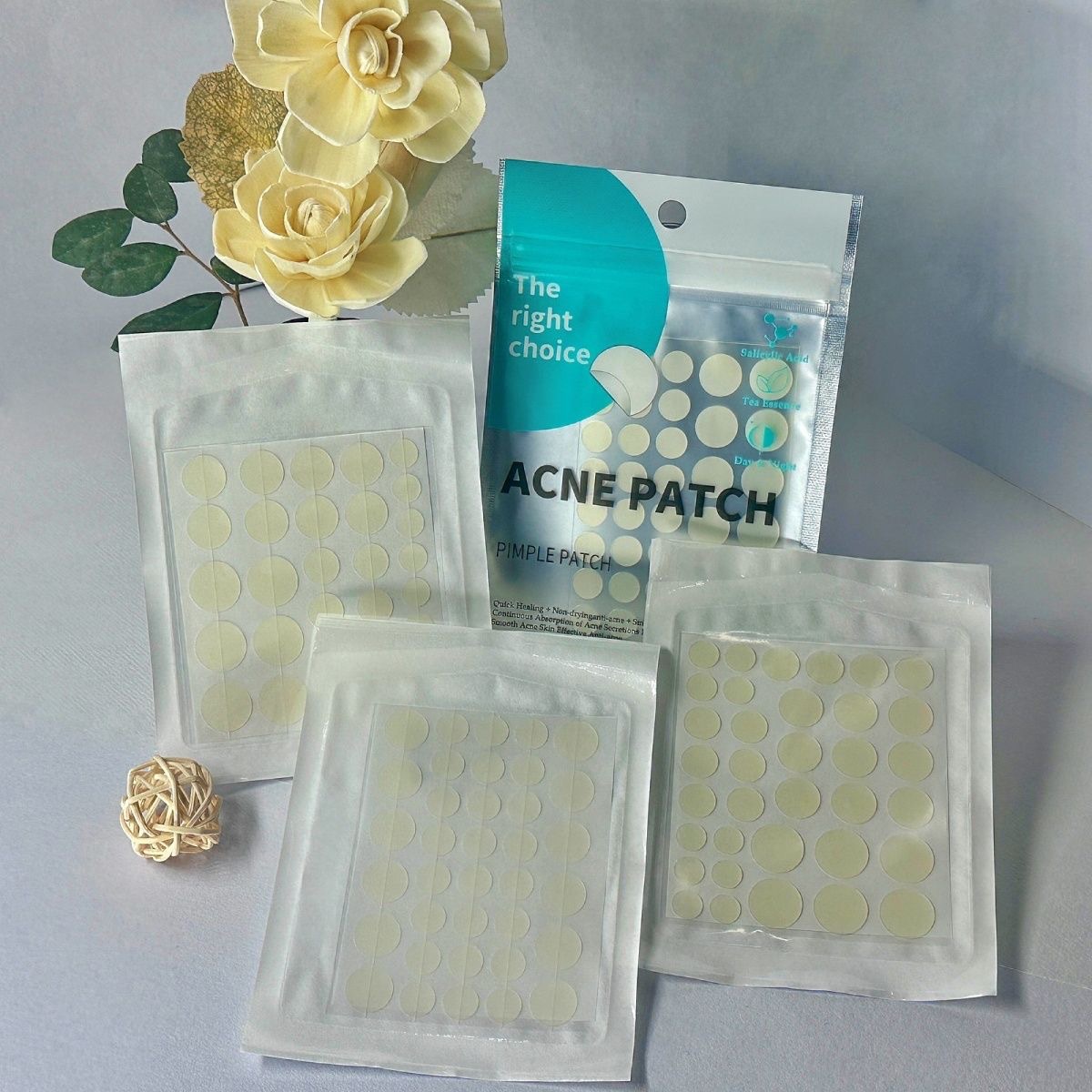 Exclusión transfronteriza para parche invisible para el acné corrector parche facial para el acné calmante acné más aceite esencial parche invisible para el acné en stock