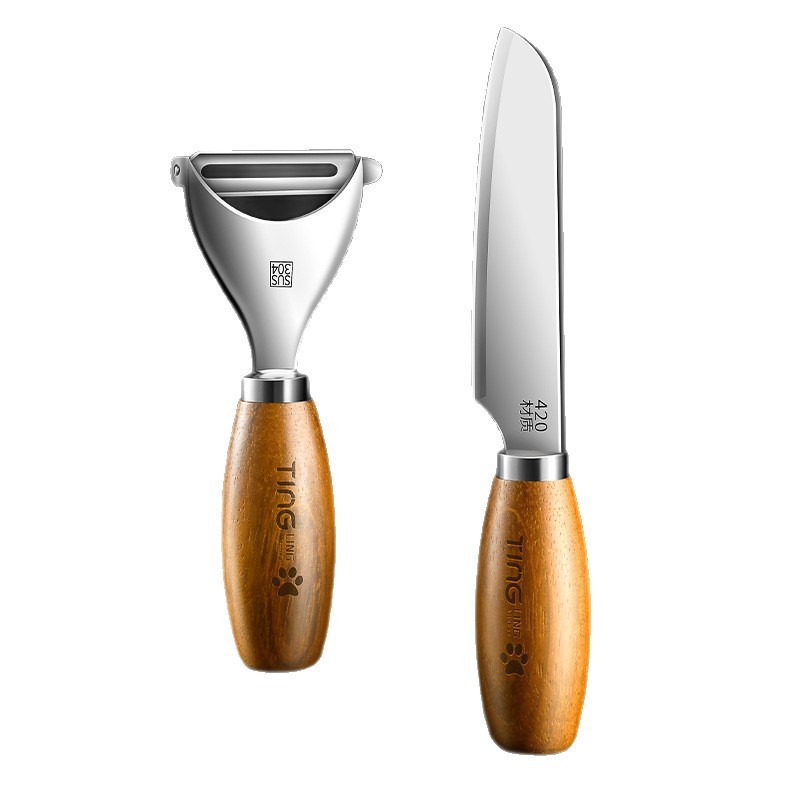 Nuevo de pie 304 cuchillo de acero inoxidable de cocina manzanas sopa de patatas cuchillo de raspado