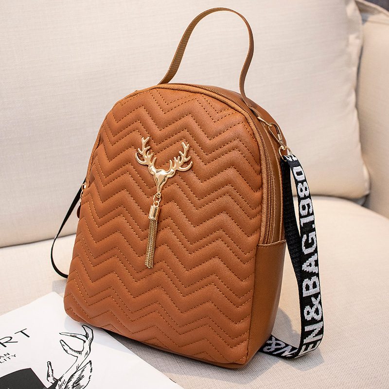 Bolso de mujer 2023 nueva ola bordada borla cinta decorativa mochila bolso de hombro casual