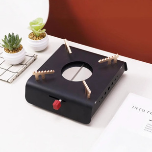 Black Square Bridge Alcohol Furnace Dry Boiler Small Hot Pot Heating Furnace