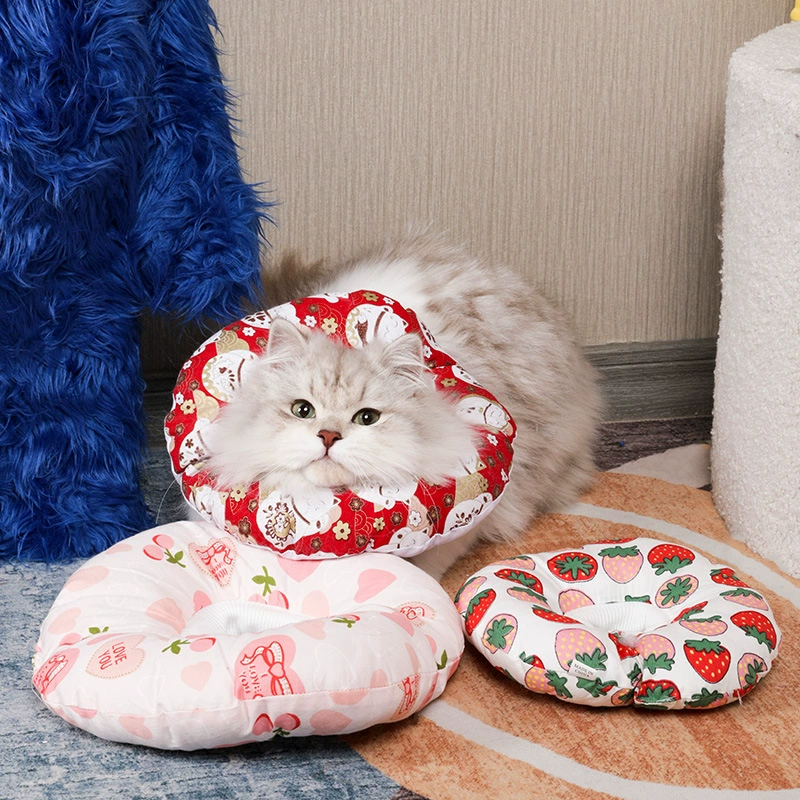 ПЭТ Элизабет Петля Кошка Головной убор Элизабет Белая Петля Стерилизационный Воротник Анти-Лизать Позор Петля Мягкая Петля Водонепроницаемый