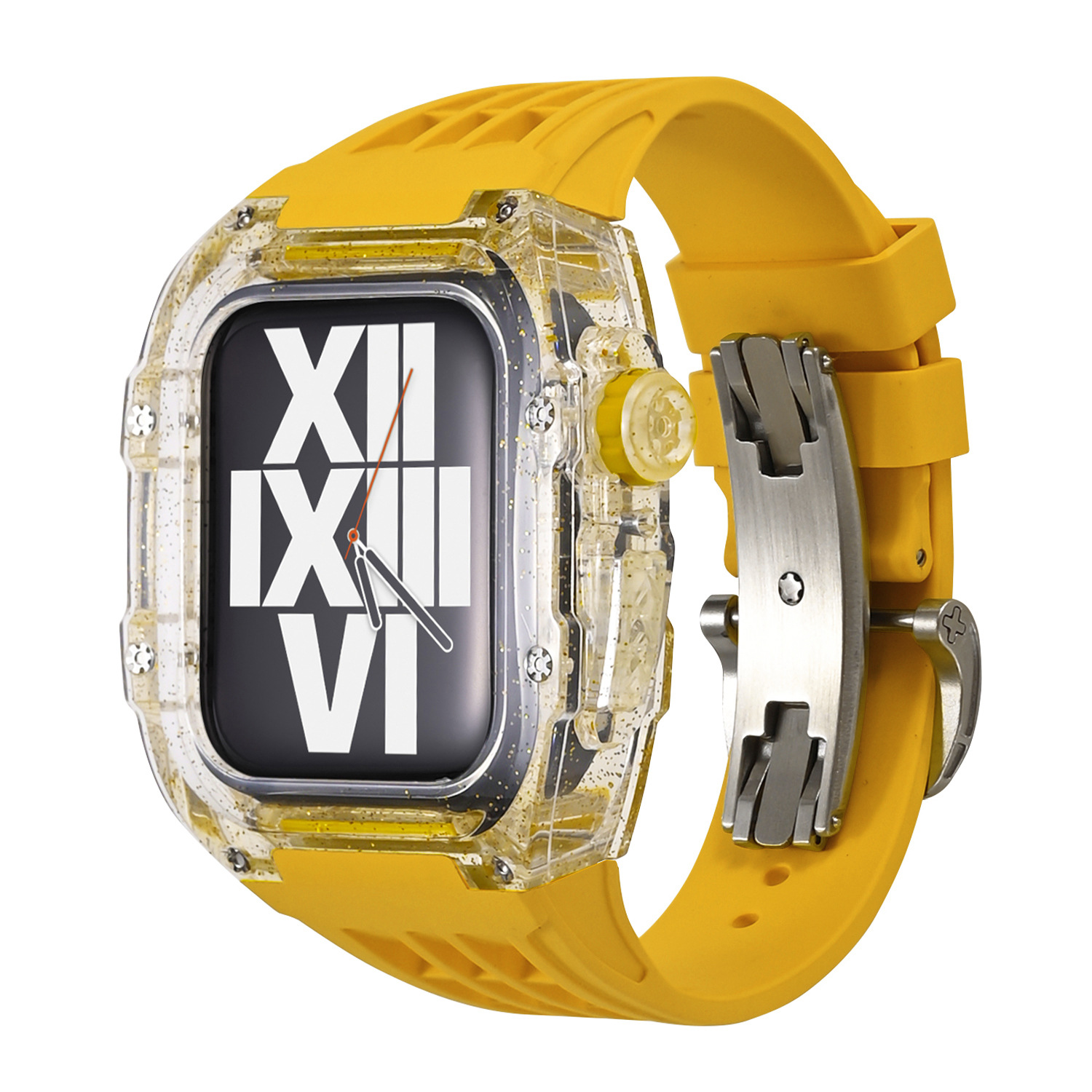 [나비버클] 플래시 골드 쉘-옐로우 스트랩