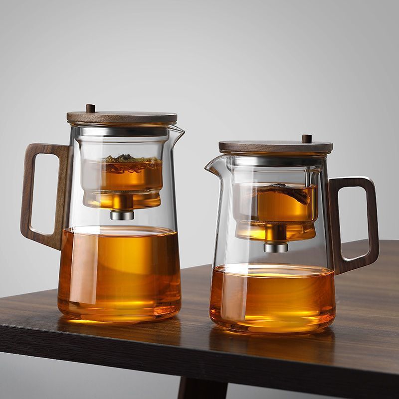 Chinese-Style High Borosilicate Glass Tea Infuser Single Pot, Elegant Cup, Separation Cup, High-End Tea Brewing Pot for Home Use Chinese-Style High Borosilicate Glass Tea Infuser Single Pot, Elegant Cup, Separation Cup, High-End Tea Brewing Pot for Home Use