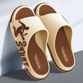 厚底拖鞋;厚底凉鞋;男式一字拖