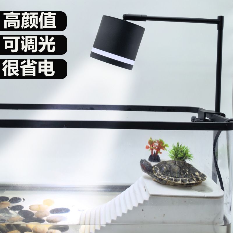 Aquatic Plant Lamp, Algae Tank Lamp, Ornamental Fish Tank Small Tube Light, Stream Tank Landscaping, Blue and White Dimmable Led Full Spectrum Fish Tank
