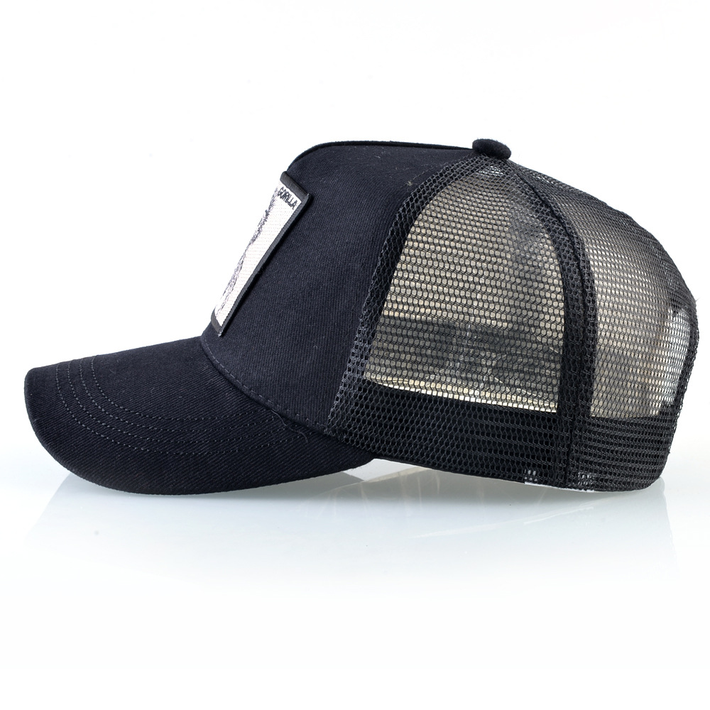 Bestickte Tier Baseball Cap Unisex Mesh Trucker Kappe Street_voghion.com
