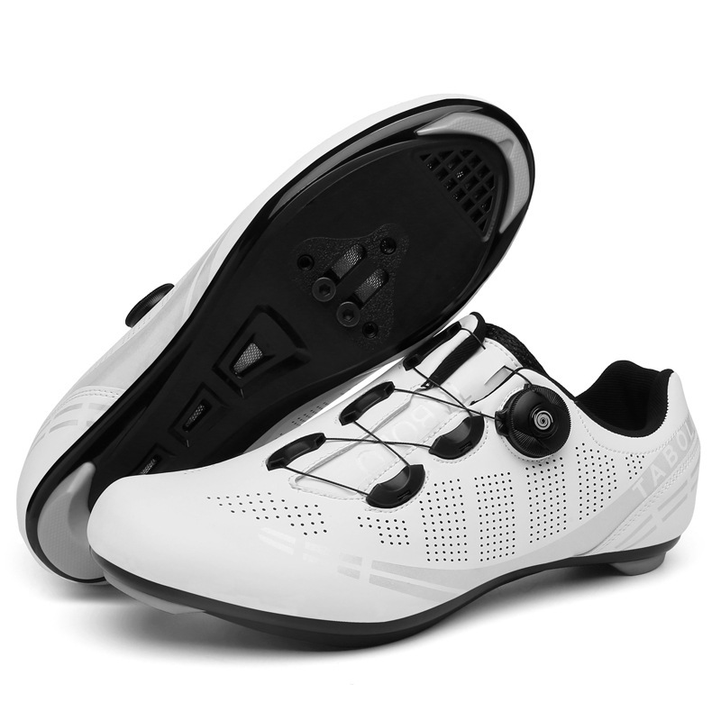 New Style Cycling Shoes with Lock Double Buckle Lock Shoes for Men and Women Road Bike Booster Shoes Hard Sole Mountain Bike Rubber Sole New Style Cycling Shoes with Lock Double Buckle Lock Shoes for Men and Women Road Bike Booster Shoes Hard Sole Mountain Bike Rubber Sole