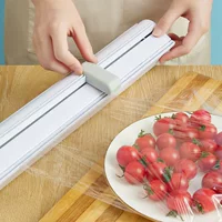 Бытовая пластиковая пленка для резки, пластиковая настенная кухонная резак для хранения, пластиковая пленка, коробка для пластиковой пленки