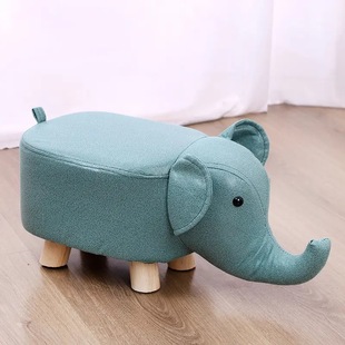 Creative Elephant Cute Sitting Stool Living Room Home Shoe Changing Stool Shoe Wearing Stool Low Stool Bench Small Elephant Kidsren's Animal