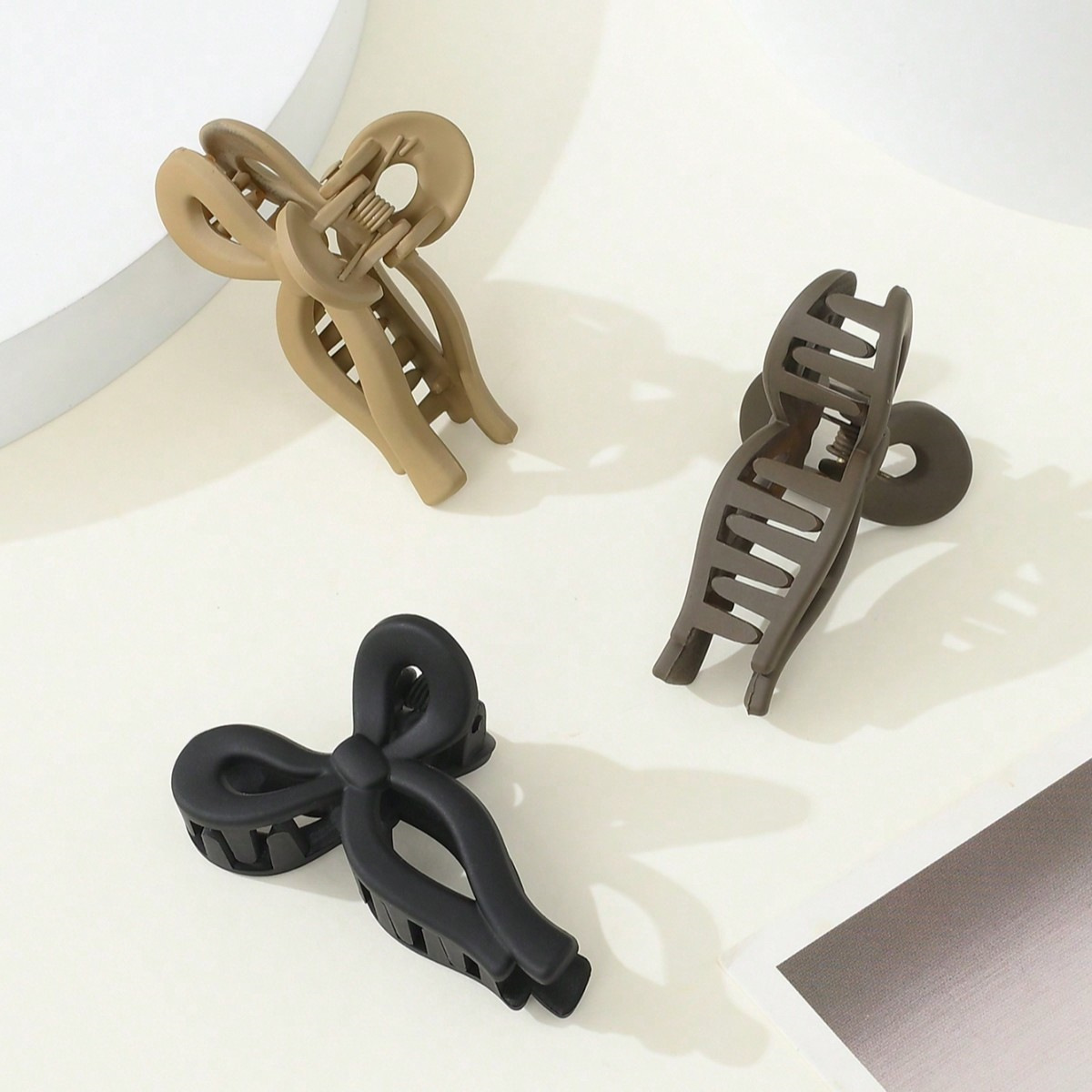 3-piezas pequeño tamaño clip helado mate niña niños mini lindo color horquilla roto pelo tiburón clip transfronterizo