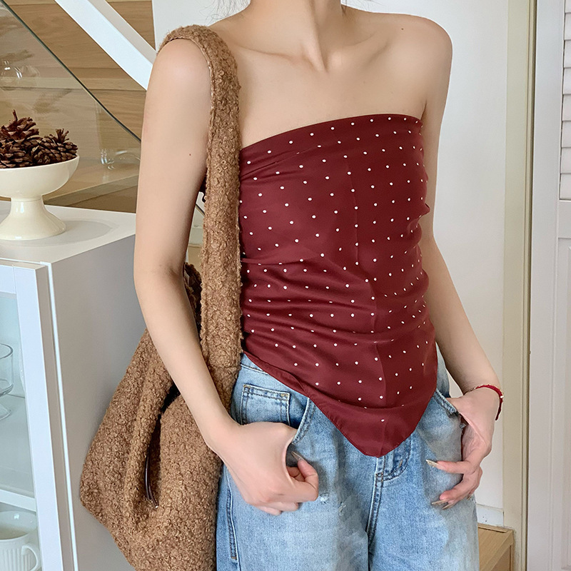 Bufandas de seda de punto de onda para mujeres de verano estampadas de alta calidad correa de cabello de correa multifuncional decoración de bufandas de moda para el pecho