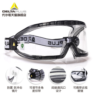 Delta Tower 101104 gafas de protección contra la arena y el polvo de la protección laboral pulido ciclismo transparente a prueba de salpicaduras para hombres y mujeres parabrisas image 2