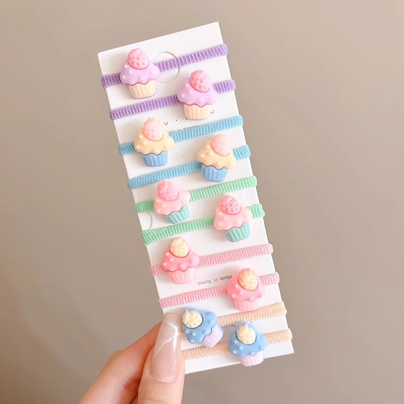 宝宝可爱高颜值发绳女孩扎头不伤发卡通小啾啾儿童头绳发圈|undefined