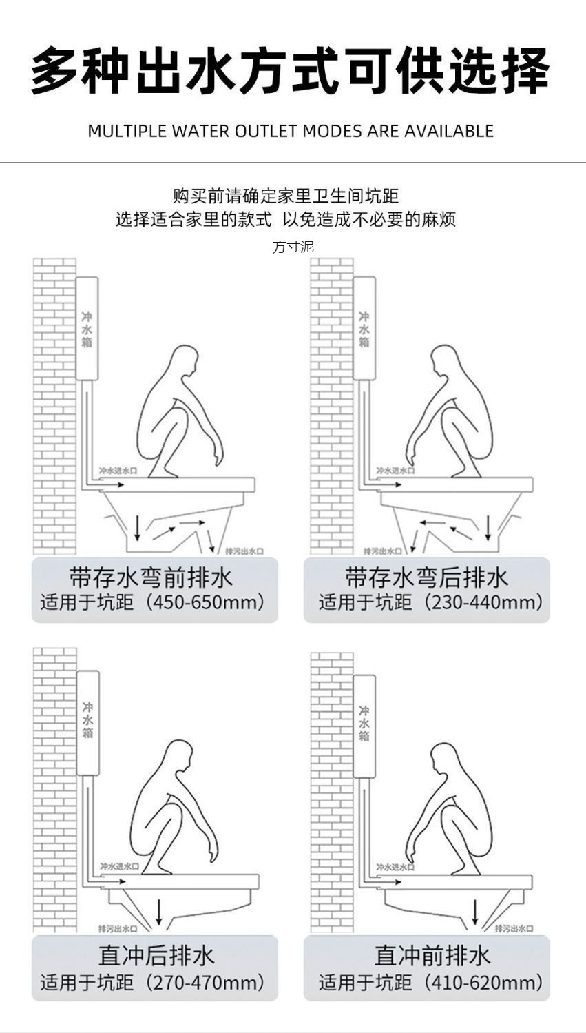 High-flush toilet, squat toilet, ceramic squat toilet, household water tank set, squat toilet, squat toilet bowl, anti-odor toilet factory undefined