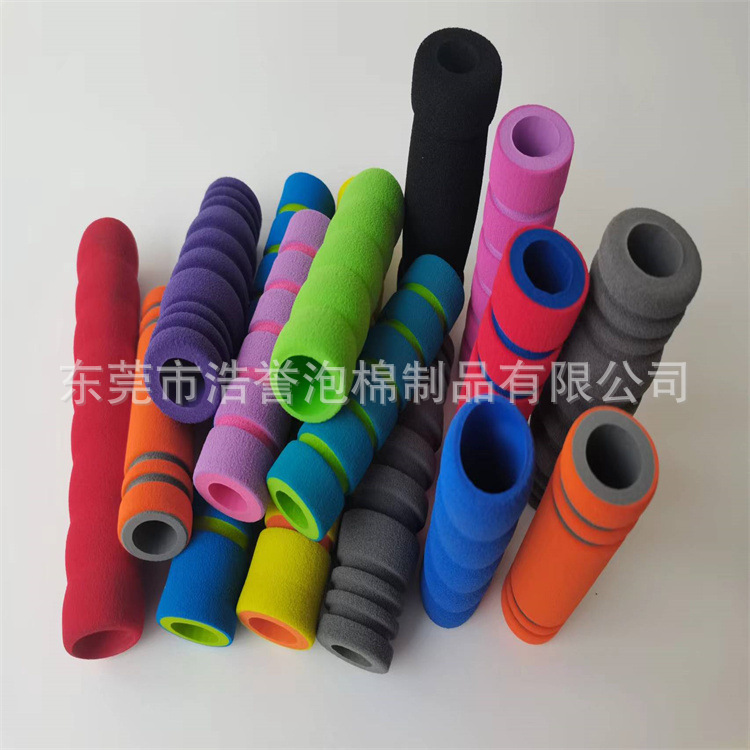 nbr双色儿童成人减肥跳绳发泡管eva健身器材防滑防汗耐磨手指把套