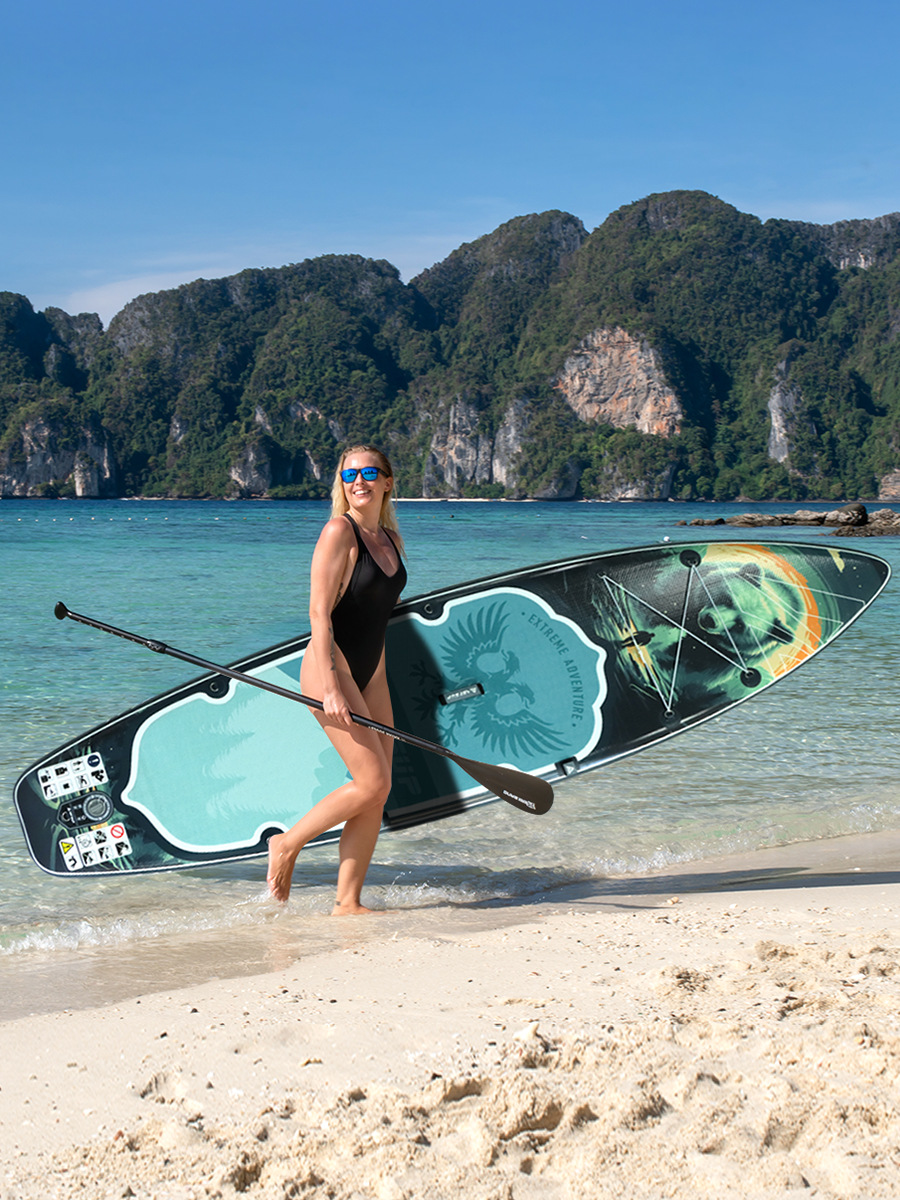 Tabla de surf inflable ABYSUP, tabla de paddle surf, deportes acuáticos, supboard, tabla de paddle surf inflable, tabla de surf