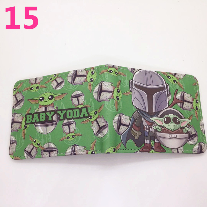 Baby Yoda maestro corto billetera Star Wars estudiante Monedero