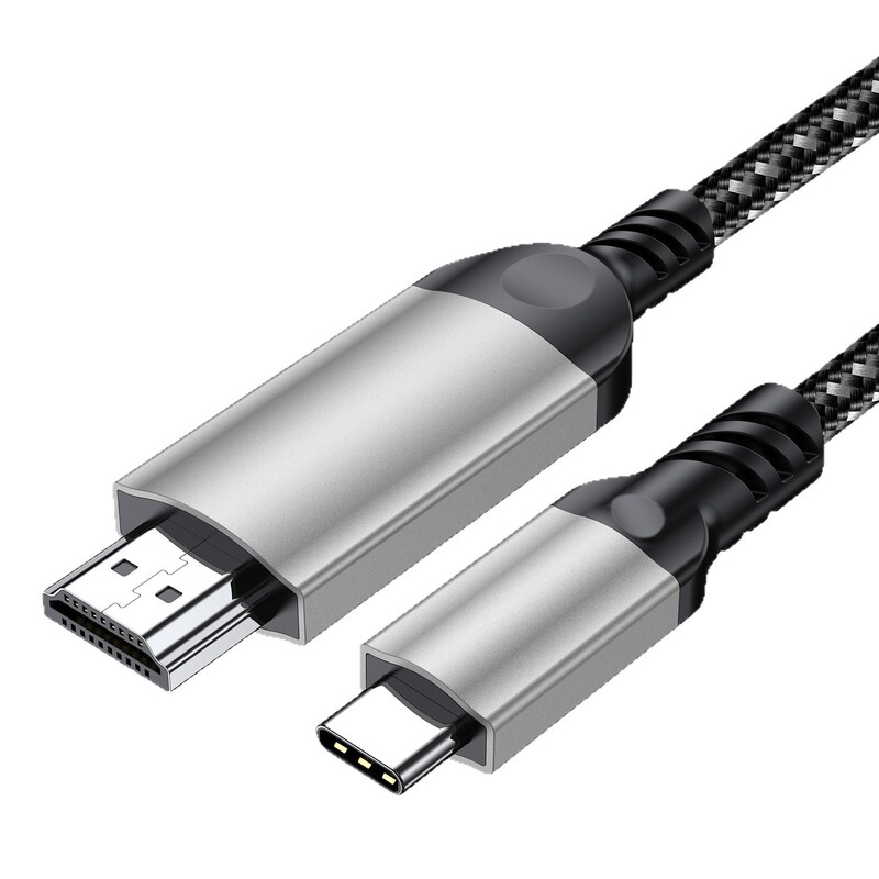 Type-c to HDMI ケーブル MacBook ラップトップ タブレット電話をモニターに接続 4K HD 投影ケーブル|undefined