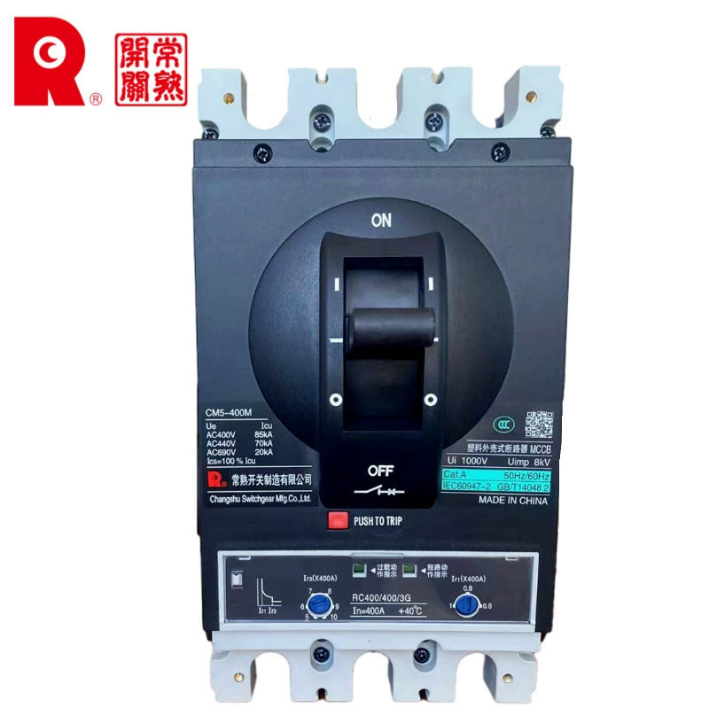常熟开关 CM5-125M/3300 AС molded case circuit breaker 63L160C250M400A воздушный выключатель