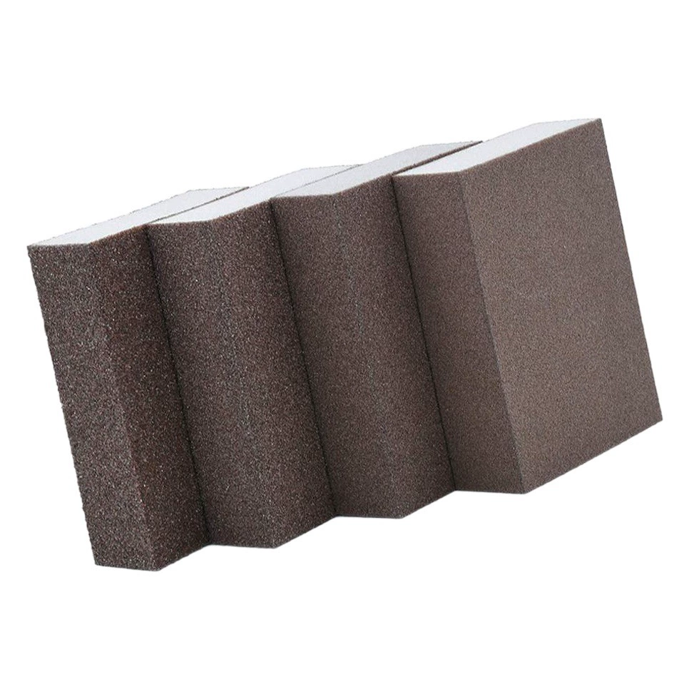 Оптовая Продажа с фабрики губка песочный блок наждачная бумага деревообрабатывающая мебель специальная полировальная губка шлифовальный блок двухсторонний губчатый песок