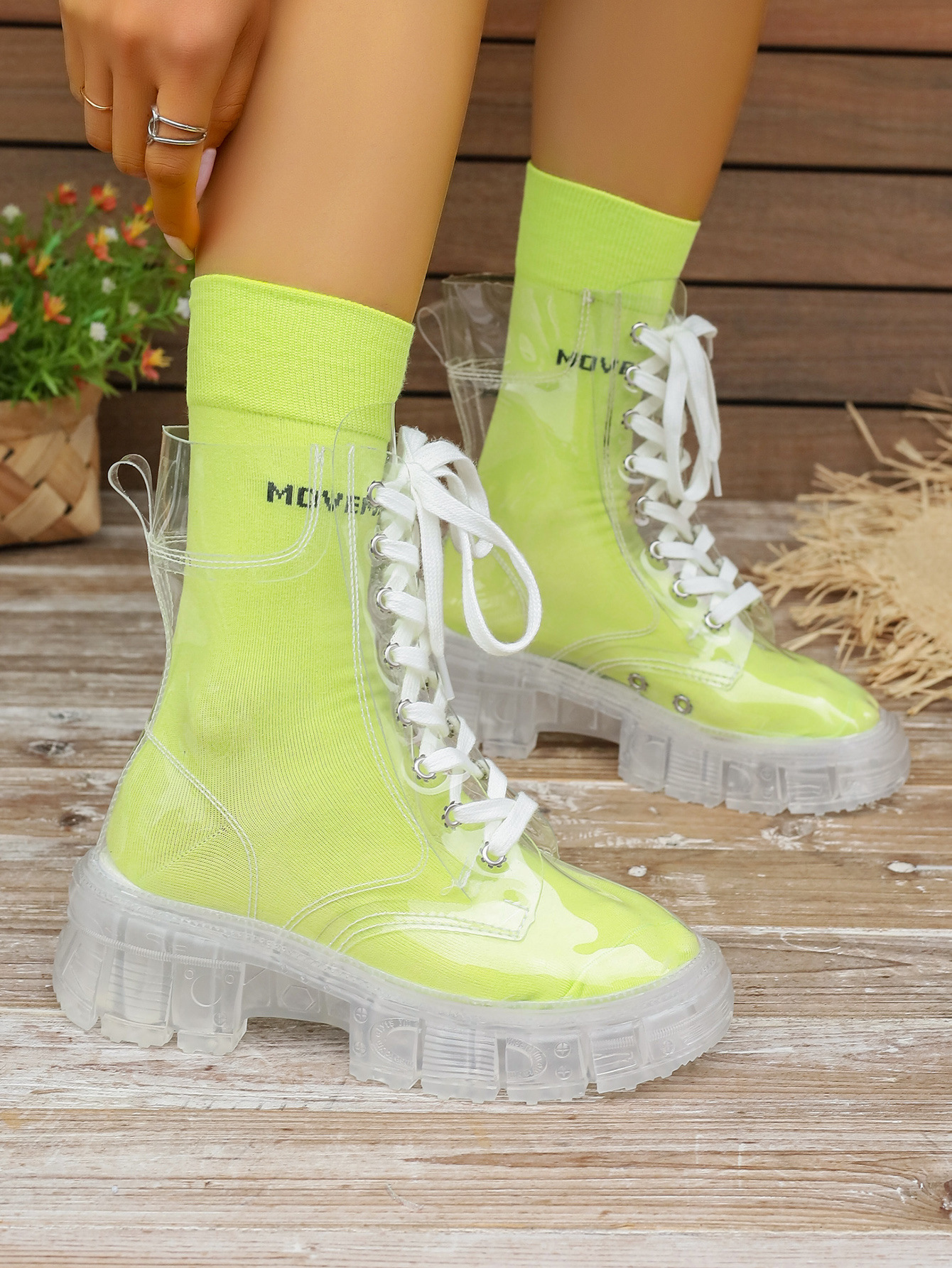 Women's Streetwear Solid Color Round Toe Martin Boots display picture 5