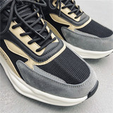 [男鞋秋季2023新款潮牌夏季透气男士休闲运动老爹透气厚底阿甘潮鞋]