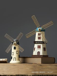 # Dutch Creative Windtrain Model Retro Bookshelf Small Ornaments Living Room Decorations TV Cabinet Bookcase Decoration
