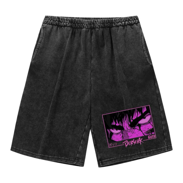 Washed shorts A6