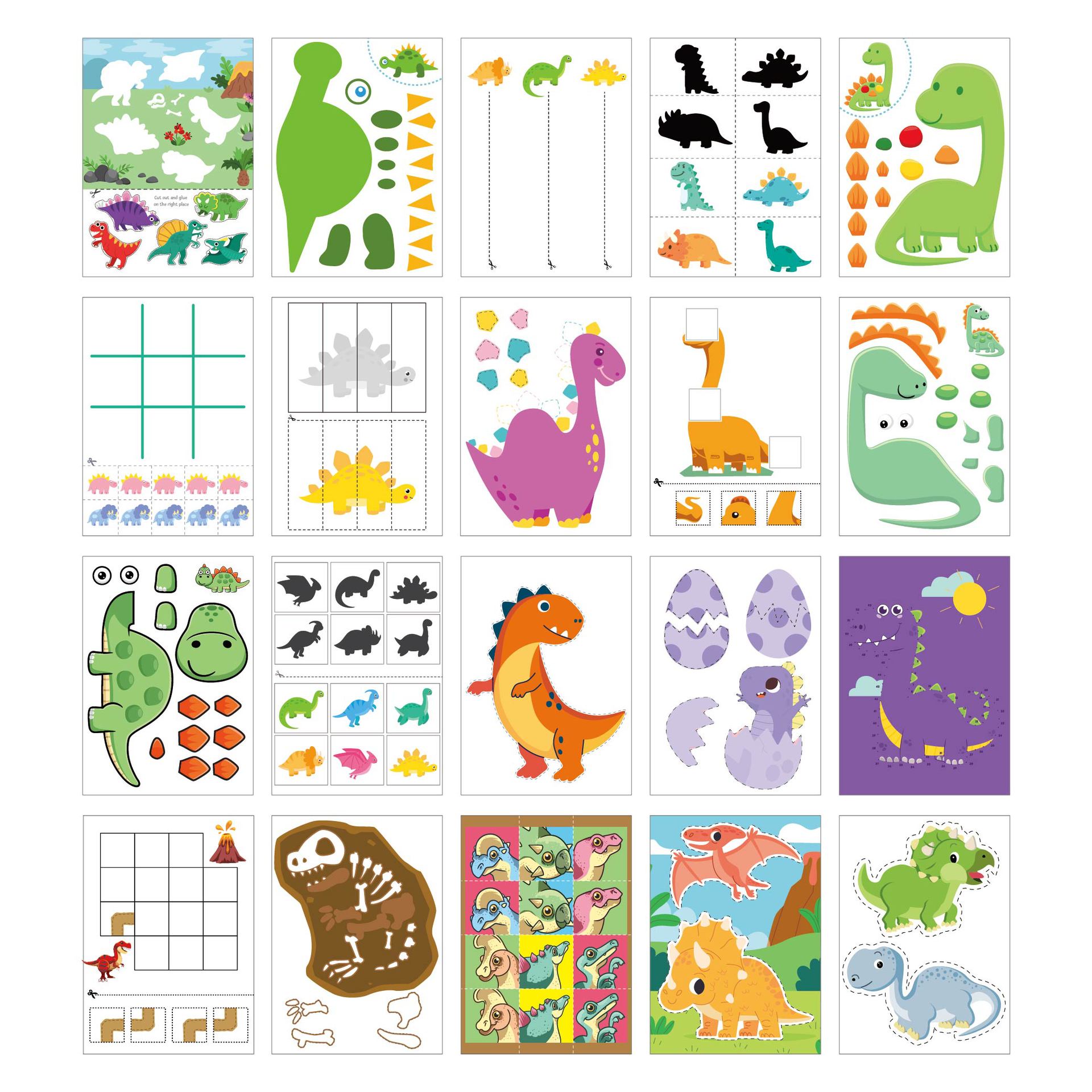 恐龙款剪纸本效果图-2024-12-17_画板 1 副本 3