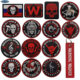 Cross-border in stock Hot Tactical Series Cloth Stickers Velcro suit Garment Backpack Accessories Patch Velcro