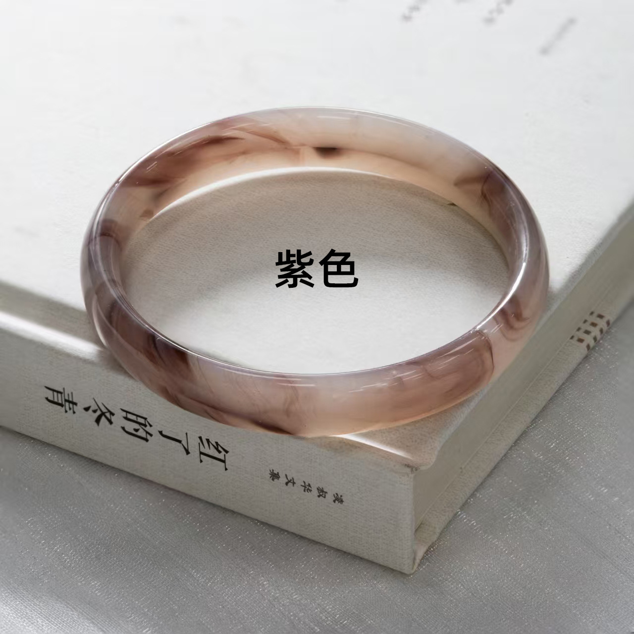 12mm 새로운 중국 스타일 유리 모조 옥 팔찌 팔찌 징글 벨 팔찌 Hanfu 액세서리 팔찌 반지 여성을위한 선물