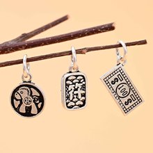 S925���y�R�����X���A�Ɵo�ӡС���� �͹����fDIY�ִ�����