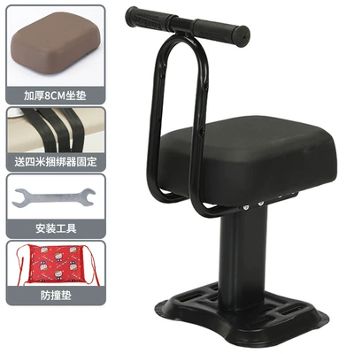 Vehicle Child Seat Front-Mounted: Motorcycle child seat - heavy-duty-black-hummer-single-seat-with-armrest