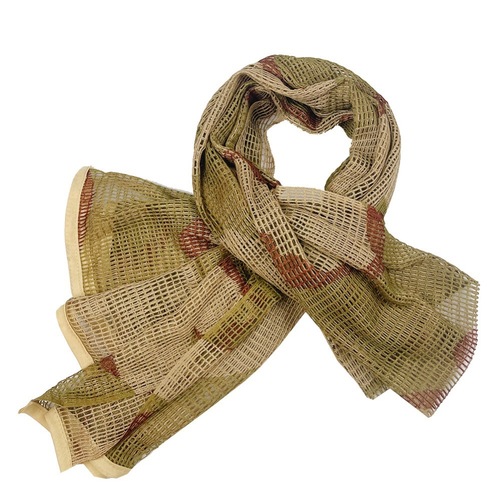 Tactical Camouflage Multi-purpose Breathable Concealment Net Scarf Military Outdoor Hunting Headband Cycling Scarf