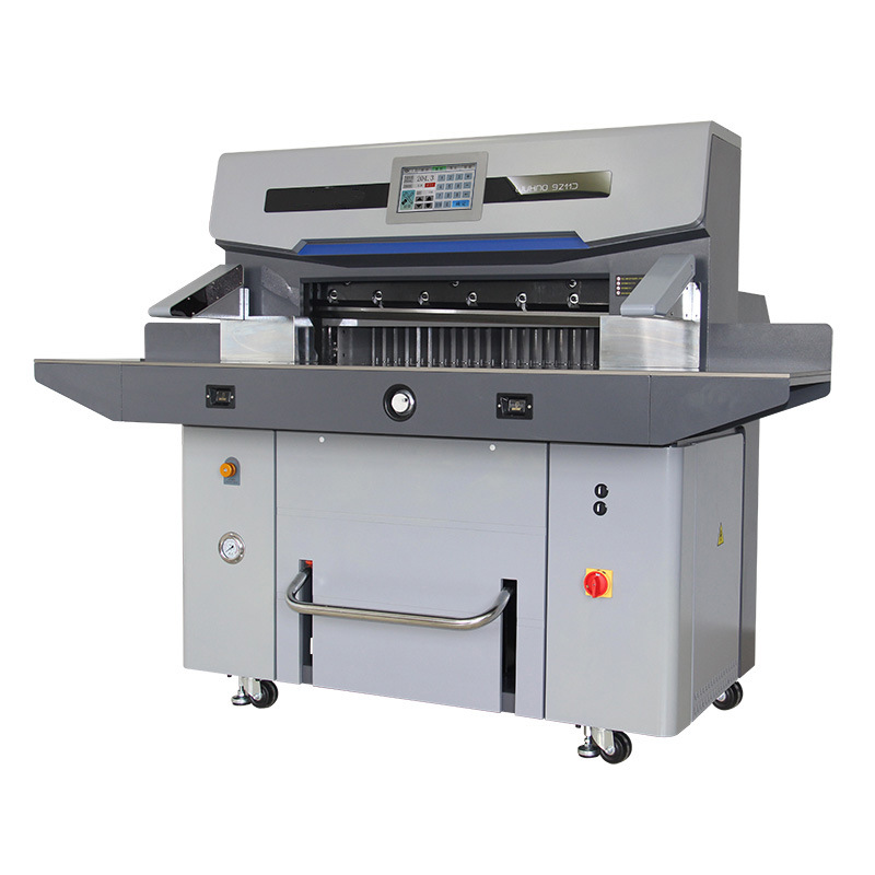 HL-9211D双液压重型切纸机 10.5寸触摸频/双液压 双导轨 双丝杆