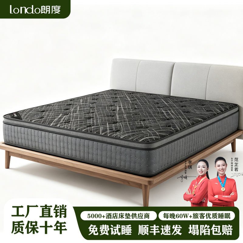 Atour Planet Dual-Sense Mattress, Double-Spring Spine-Protecting Soft Pad, Antibacterial and Mite-Repellent, Comfortable Simmons Supportive Mattress