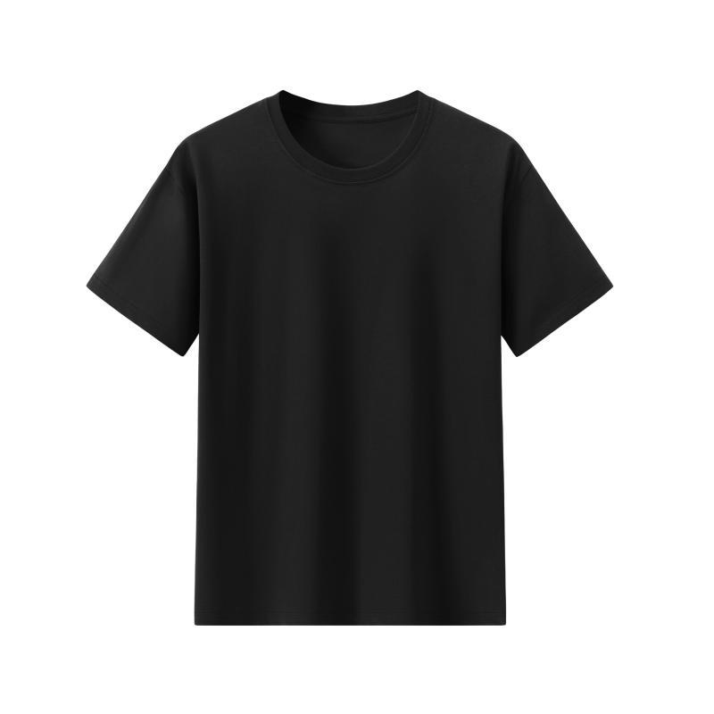 Comercio exterior europeo y americano camiseta de algodón de hielo logotipo impreso personalizado camiseta publicitaria cuello redondo personalizado manga corta personalizada cultura