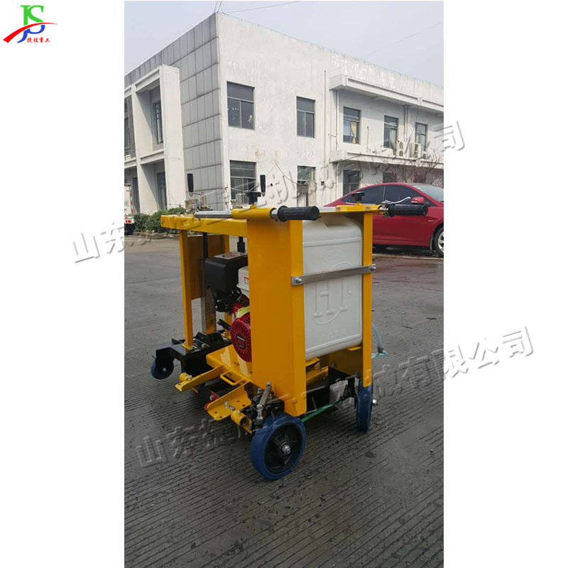 Máquina de corte de la cubierta de boca empuje de la mano redonda cubierta de boca máquina de ranurado pavimento de asfalto circular dañada máquina de corte de la cubierta de la boca