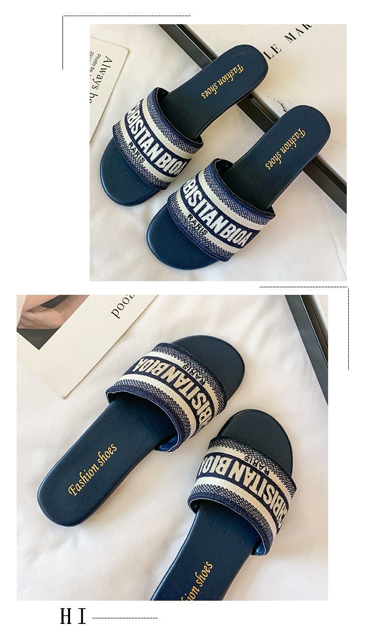 Internet Berühmte Hausschuhe Damen Sommer, Super Hot Im Jahr 2024, Neue Mode Für Den Außenbereich, Ins Trendy Beach Anti Slip One_voghion.com