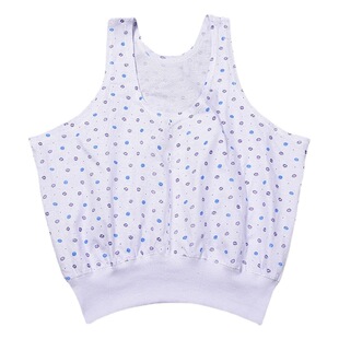 Middle-aged and Elderly People's Polyester Cotton Vest Women's Loose Large Size Sweatshirt Old Lady's Women's Base Underwear Mother's Vest